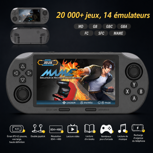 Console Rétro Portable SF3000 - Écran 4,5'' - 64 Go