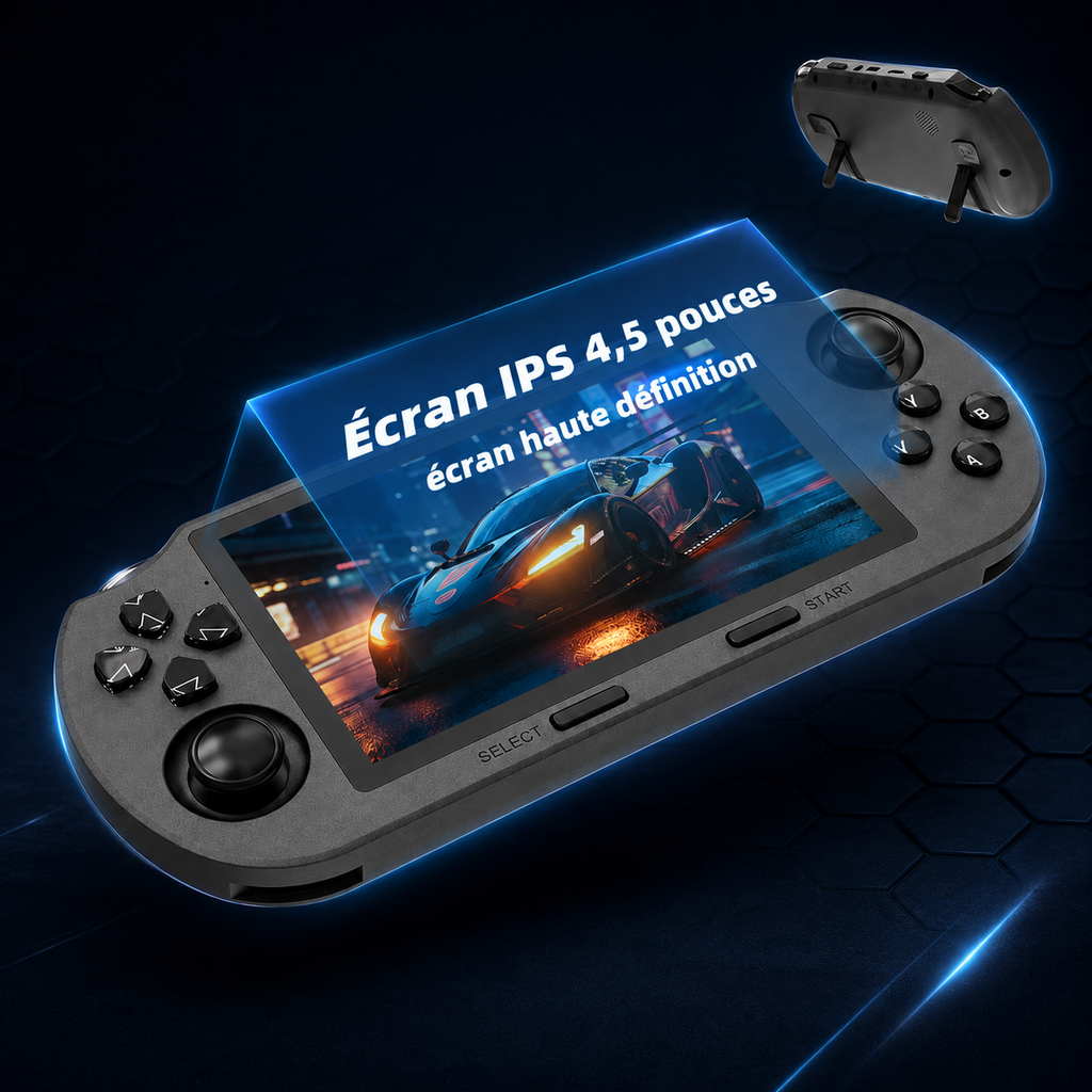 Console Rétro Portable SF3000 - Écran 4,5'' - 64 Go