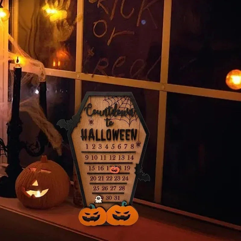 Calendrier Compte à Rebours - Décoration Halloween