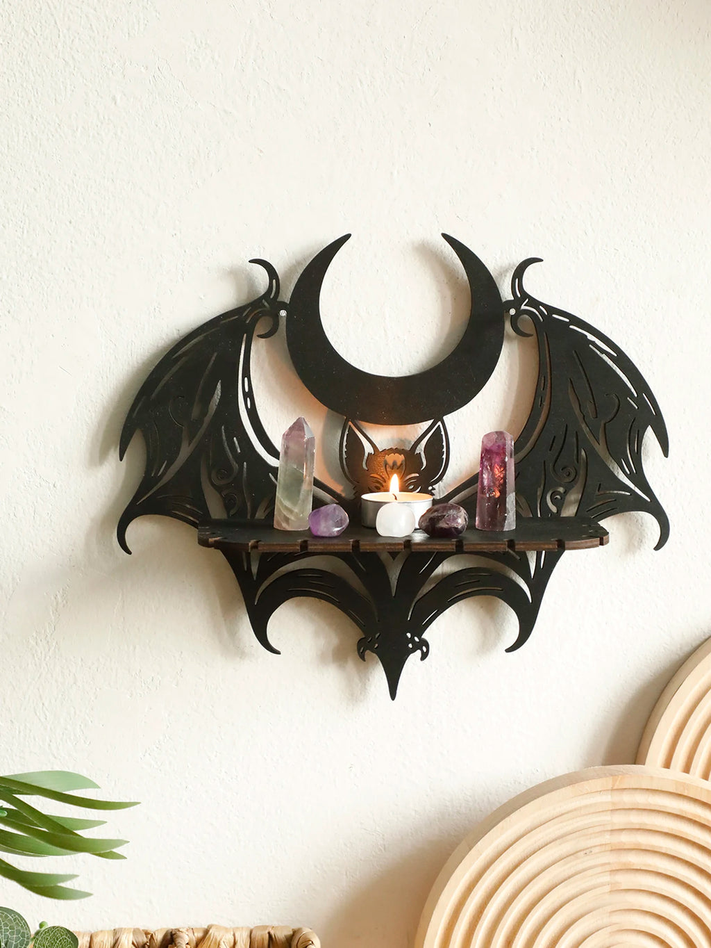 Etagère Murale Chauve-Souris - Décoration Halloween