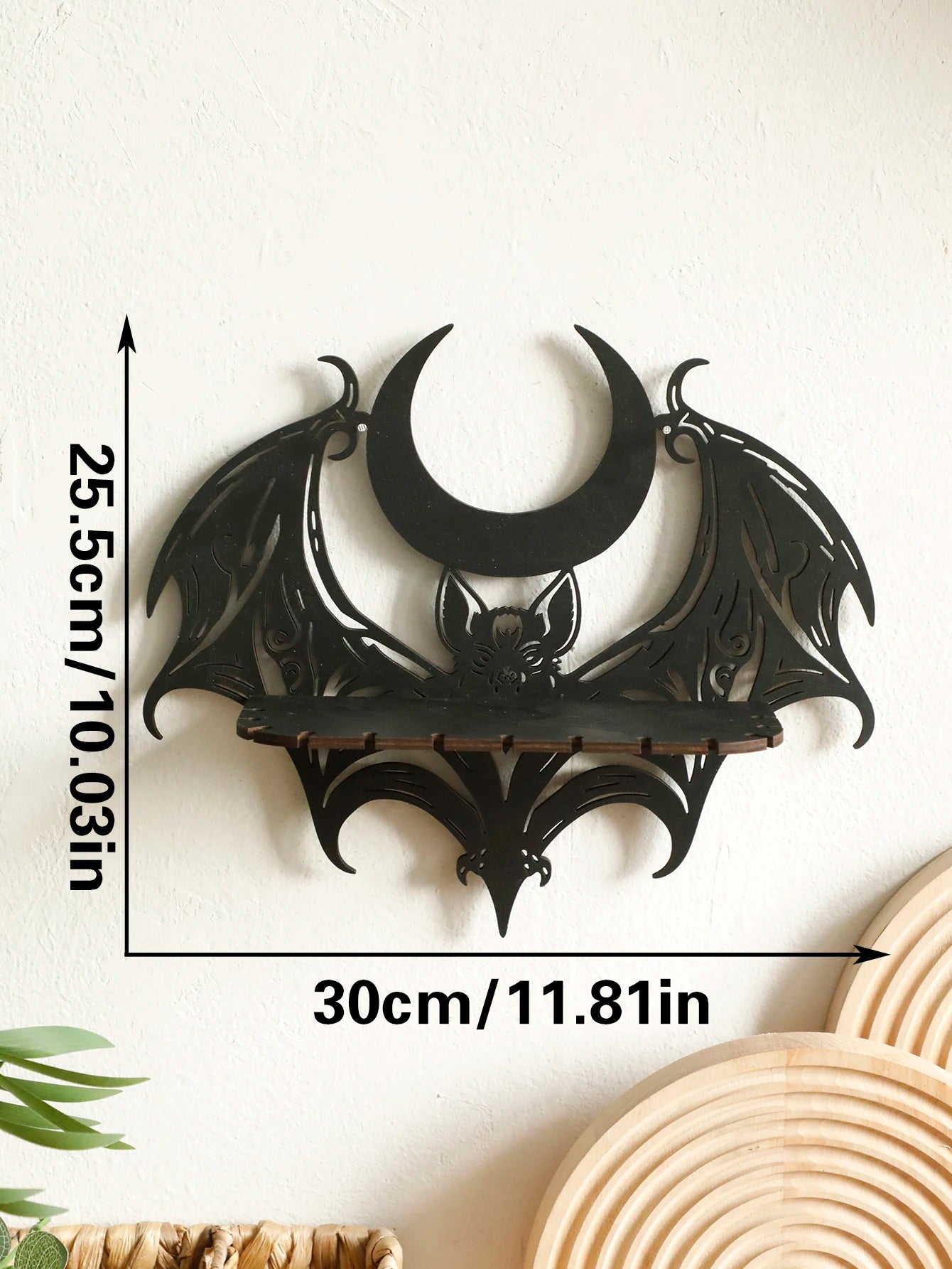 Etagère Murale Chauve-Souris - Décoration Halloween