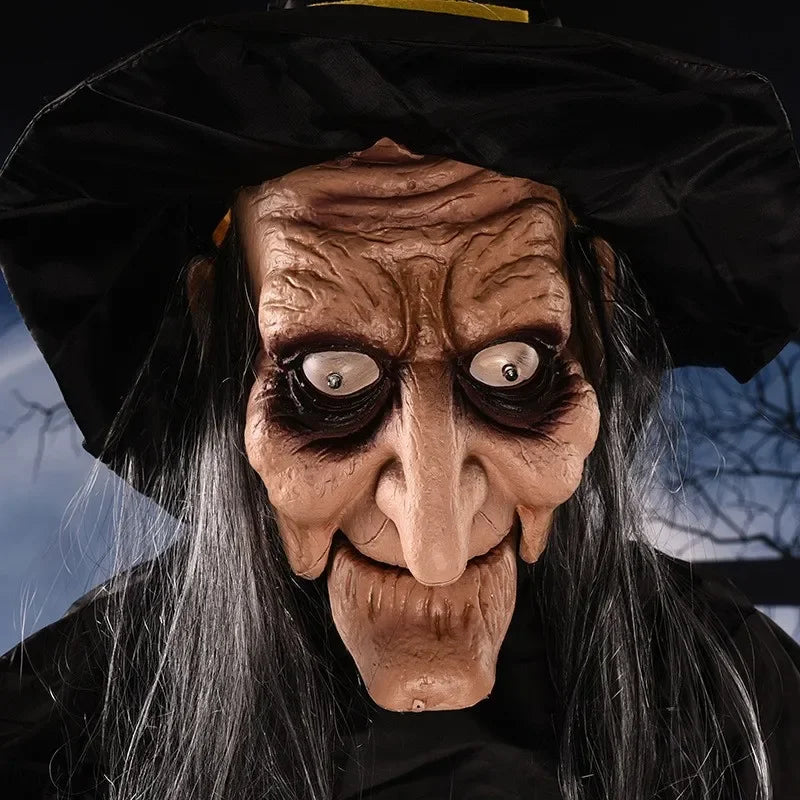 Sorcière Hantée Animée - Décoration Halloween