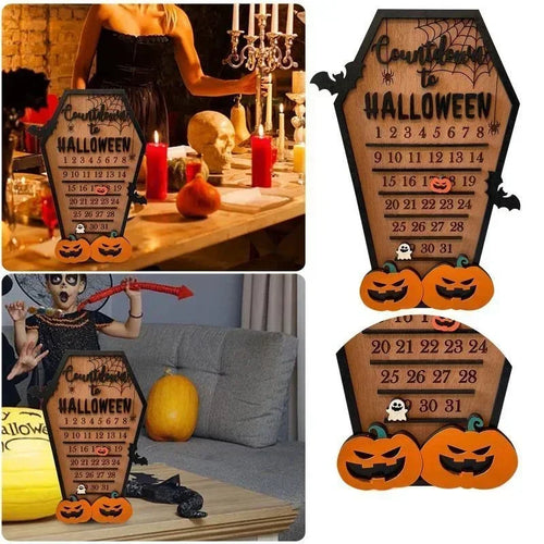 Calendrier Compte à Rebours - Décoration Halloween