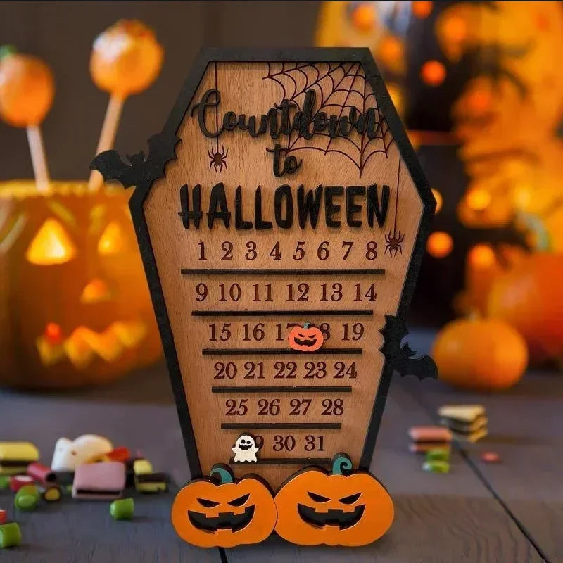 Calendrier Compte à Rebours - Décoration Halloween