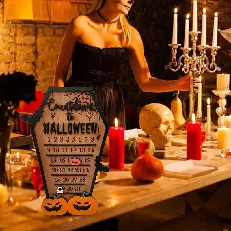 Calendrier Compte à Rebours - Décoration Halloween