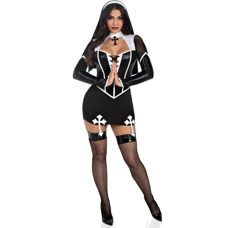 Déguisement de Nonne Halloween - Robe Sexy Femme