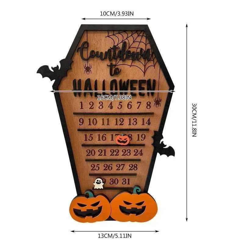 Calendrier Compte à Rebours - Décoration Halloween