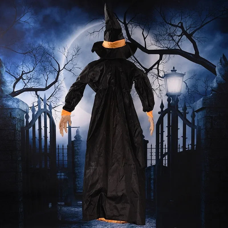 Sorcière Hantée Animée - Décoration Halloween
