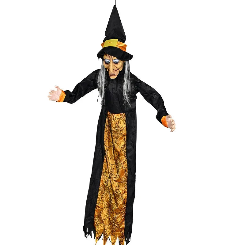Sorcière Hantée Animée - Décoration Halloween
