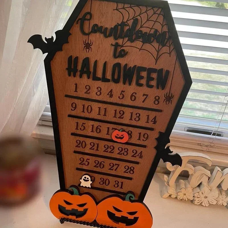 Calendrier Compte à Rebours - Décoration Halloween