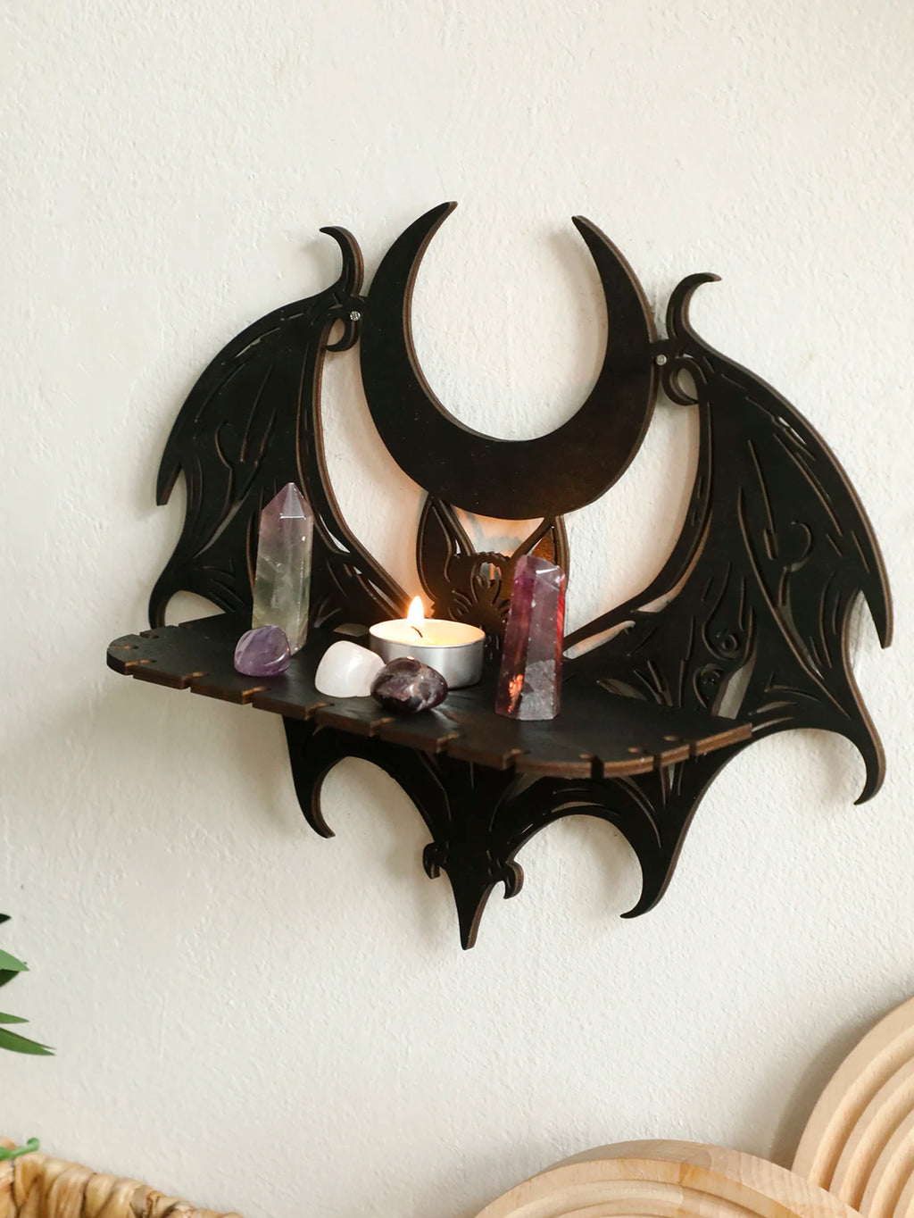 Etagère Murale Chauve-Souris - Décoration Halloween